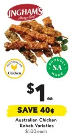 Drakes Australian Chicken Kebab offer