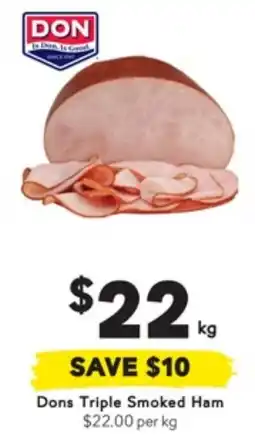 Drakes Triple Smoked Ham offer