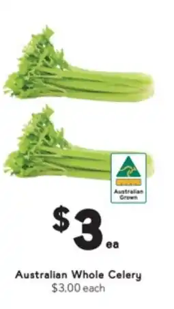 Drakes Australian Whole Celery offer