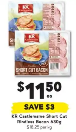 Drakes Short Cut Rindless Bacon offer