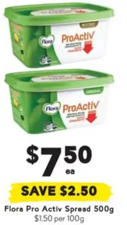 Drakes Flora Pro Activ Spread offer