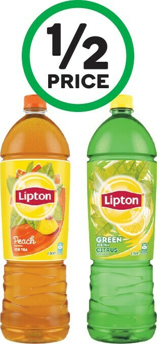 Woolworths Lipton Ice Tea 1.5 Litre offer