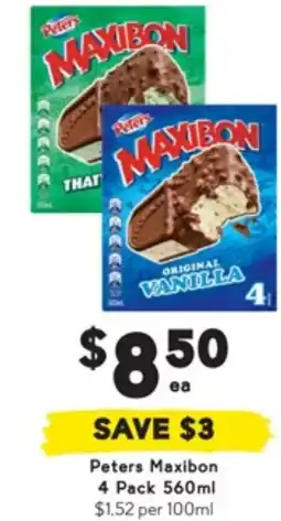 Drakes Peters Maxibon offer