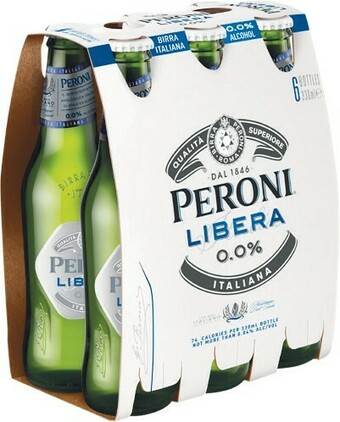 Woolworths Peroni Libera 0.0% 6 x 330ml offer