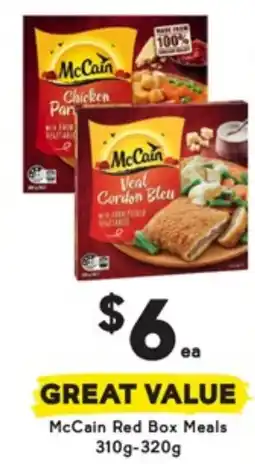 Drakes Red Box Meals offer