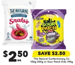 Drakes The Natural Confectionery Co or Sour Patch Kids offer