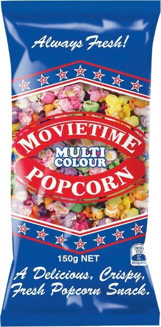 Movietime Popcorn Multi Coloured 150g