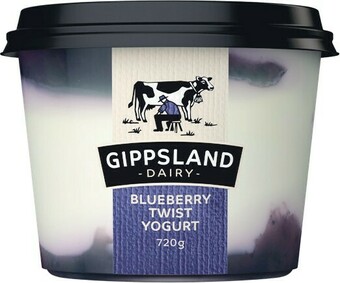 Woolworths Gippsland Dairy Twist Yogurt 720g offer