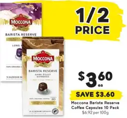 Drakes Barista Reserve Coffee Capsules offer
