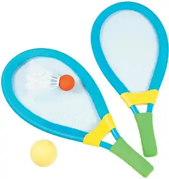 Woolworths Jumbo Racket Set Ball & Shuttlecock offer