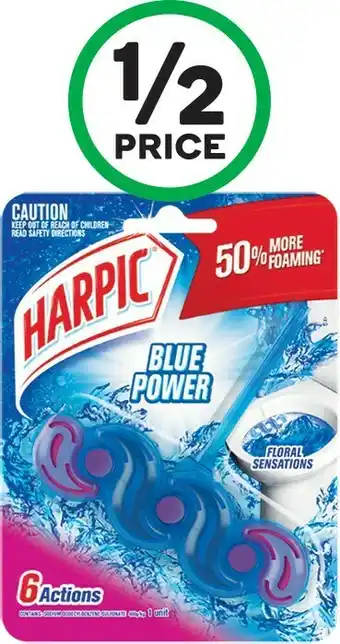 Woolworths Harpic Blue Power, Turquoise Power, Eco Fresh In The Bowl Toilet Cleaner Pk 1 or Hygienic Toilet Cleaner Bleach Pk 2 offer
