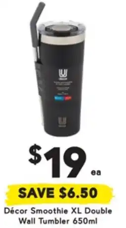 Drakes Décor Smoothie XL Double Wall Tumbler offer