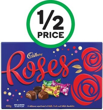 Woolworths Cadbury Roses 450g offer