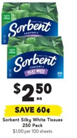 Drakes Silky White Tissues offer
