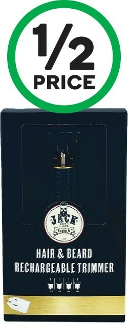Woolworths Jack The Barber Rechargeable Hair & Beard Trimmer offer