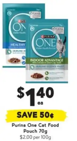 Drakes One Cat Food Pouch offer