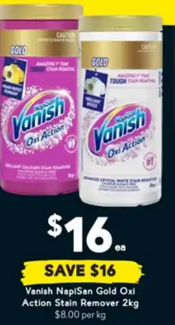 Drakes NapiSan Gold Oxi Action Stain Remover offer