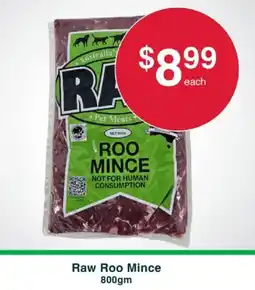 Australian Butchers Store Raw Roo Mince offer
