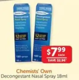 WHOLELIFE catalogue Decongestant Nasal Spray offer