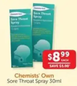 WHOLELIFE catalogue Sore Throat Spray offer