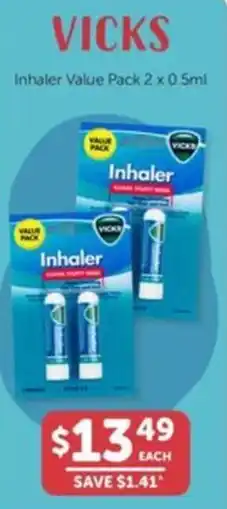 WHOLELIFE catalogue Inhaler Value Pack offer