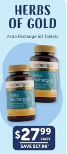 WHOLELIFE catalogue Astra Recharge offer
