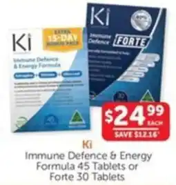 WHOLELIFE catalogue Immune Defence & Energy Formula or Forte offer