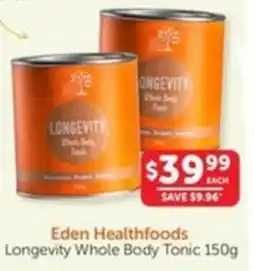 Longevity Whole Body Tonic