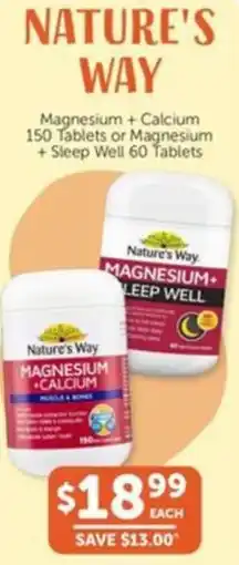 Magnesium + Calcium or Magnesium + Sleep Well
