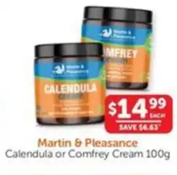 WHOLELIFE catalogue Calendula or Comfrey Cream offer