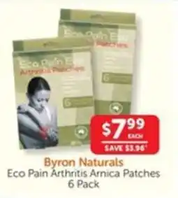 WHOLELIFE catalogue Eco Pain Arthritis Arnica Patches offer