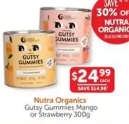 Gutsy Gummies Mango or Strawberry