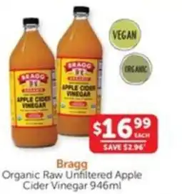 WHOLELIFE catalogue Organic Raw Unfiltered Apple Cider Vinegar offer