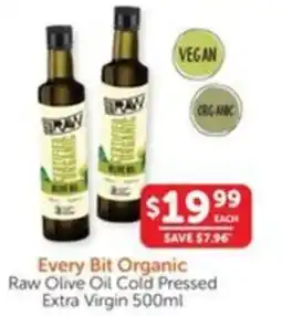 WHOLELIFE catalogue Raw Olive Oil Cold Pressed Extra Virgin offer