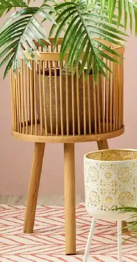 Spotlight Ombre Home Lost in Paradise Planter Stand Natural 45 x 26cm offer