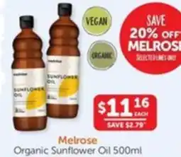 WHOLELIFE catalogue Organic Sunflower Oil offer