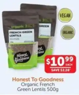 WHOLELIFE catalogue Organic French Green Lentils offer