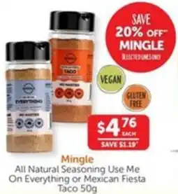 WHOLELIFE catalogue All Natural Seasoning Use Me On Everything or Mexican Fiesta Taco offer