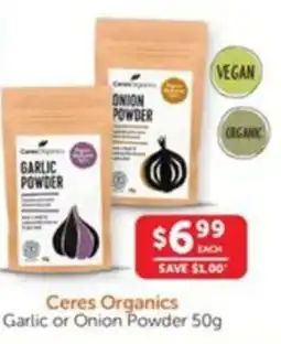 WHOLELIFE catalogue Garlic or Onion Powder offer