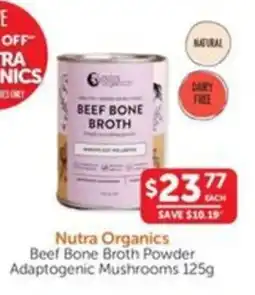 WHOLELIFE catalogue Beef Bone Broth Powder Adaptogenic Mushrooms offer