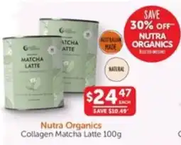 WHOLELIFE catalogue Collagen Matcha Latte offer