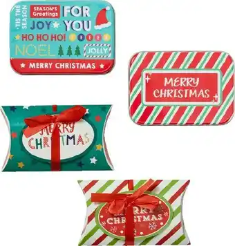 BIG W Christmas Gift Card Tin & Packet offer