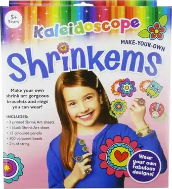 BIG W Kaleidoscope Shrinkems Jewellery offer