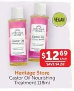 WHOLELIFE catalogue Castor Oil Nourishing Treatment offer