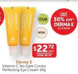 WHOLELIFE catalogue Vitamin C No Dark Circles Perfecting Eye Cream offer