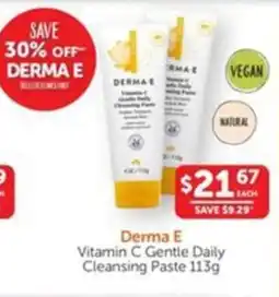 WHOLELIFE catalogue Vitamin C Gentle Daily Cleansing Paste offer