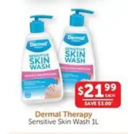 WHOLELIFE catalogue Sensitive Skin Wash offer