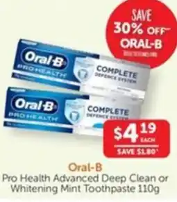 WHOLELIFE catalogue Oral-b Pro Health offer