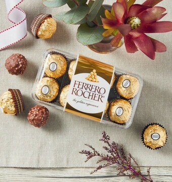 Coles Ferrero Rocher Chocolate Gift Box 16 Pack 200g offer