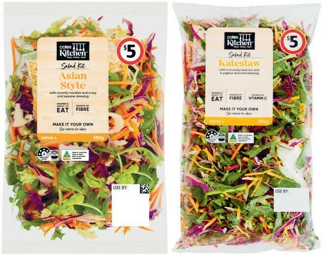 Coles Kitchen Salad Kit 220g520g Pack offer at Coles